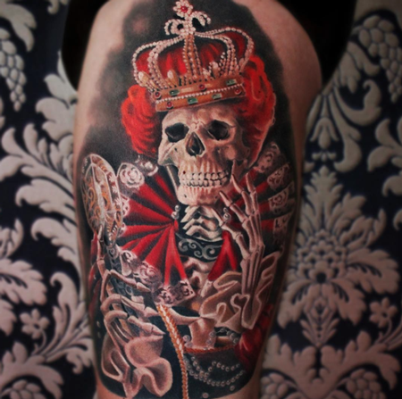Tattoos - King Skeleton - 111941